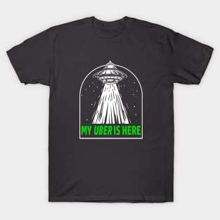 Funny UFO Abduction Aliens Flying Saucer T-Shirt